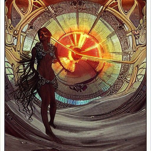 Atmosphere Generator on Barsoom in Art Nouveau Style