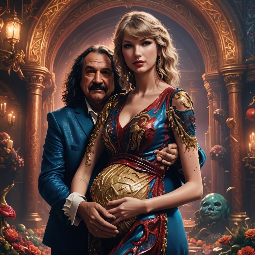 Embrace in a Fantasy Concept Art Style