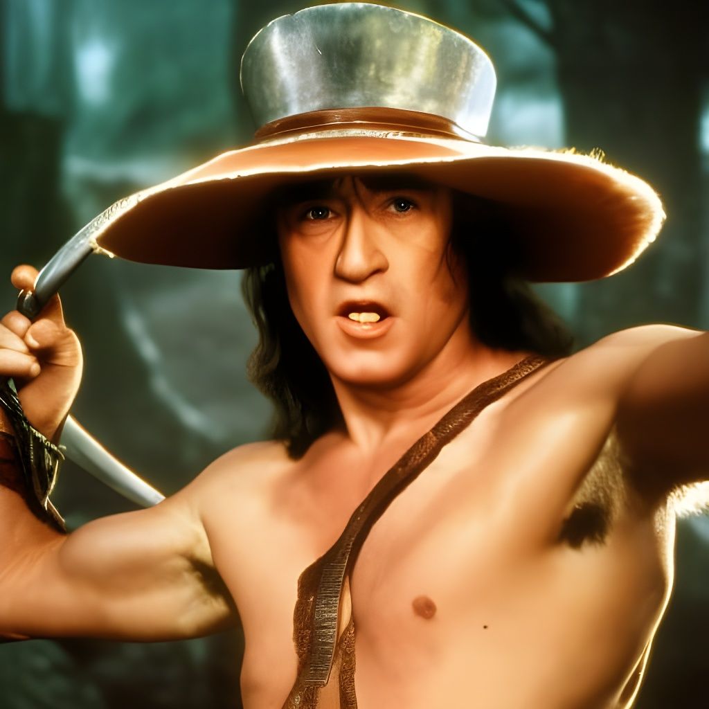 Woody Allen as Conan the Barbarian Movie Poster