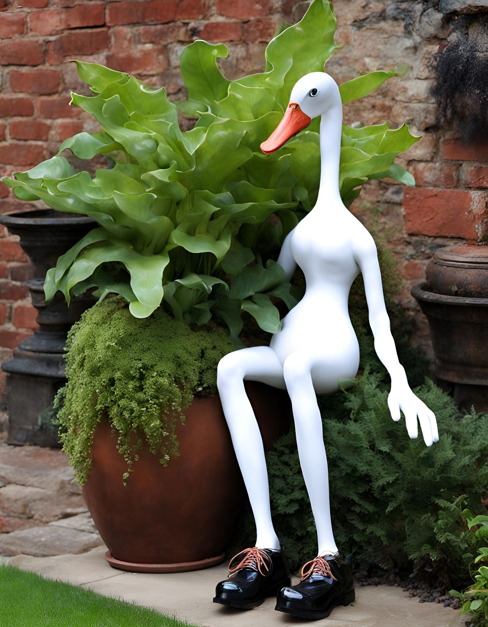 Anthropomorphic Quandong in Hotpants: Surreal Pottery