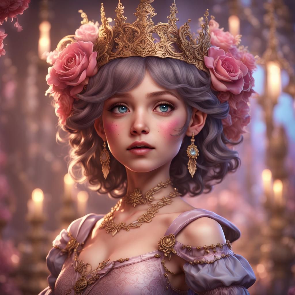 Boy Dressed as Princess: Fantasy Concept Art