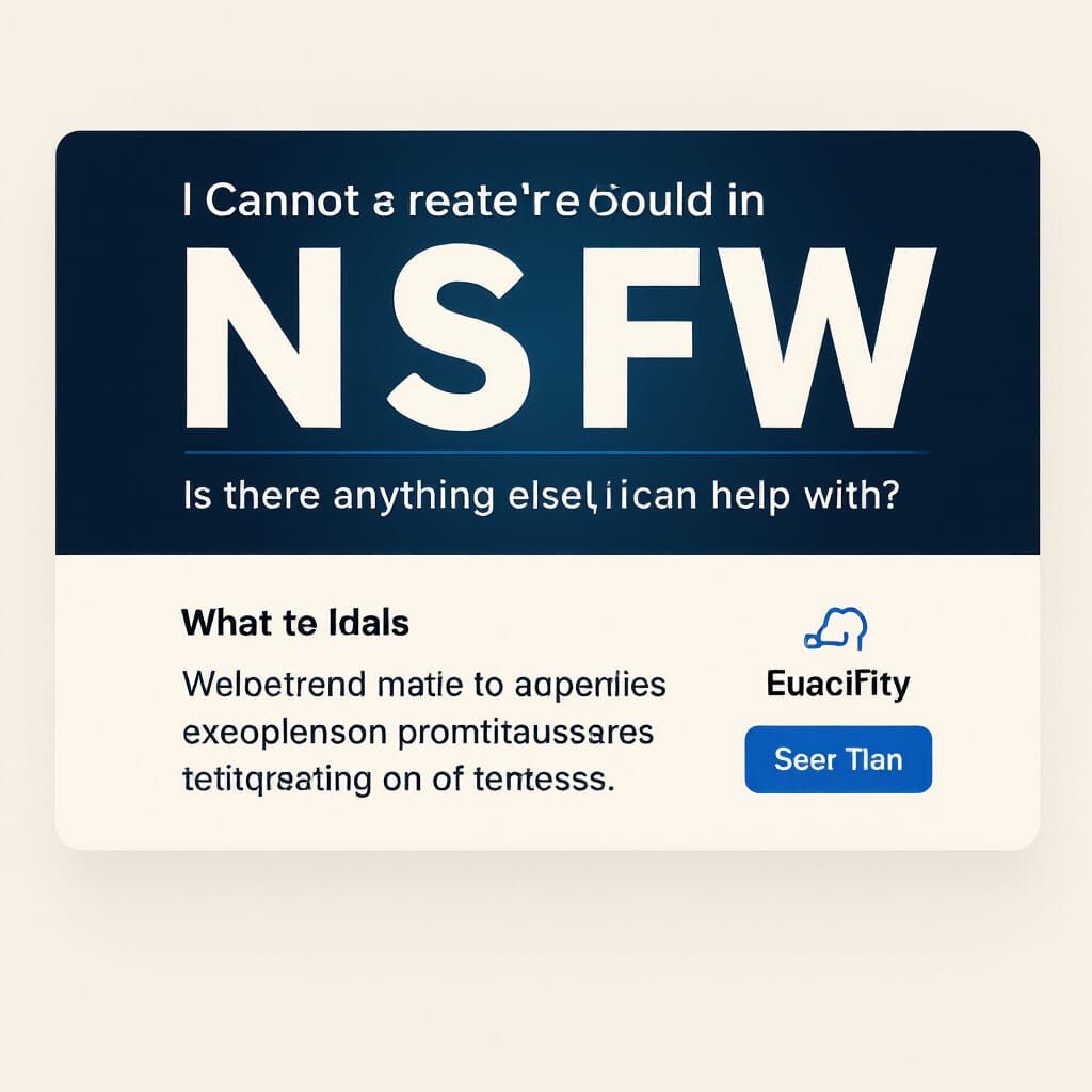 AI Refusal to Generate NSFW Image