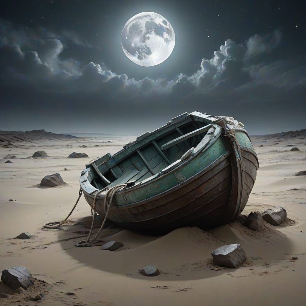 Mournful Scene of Lost Power and Fading Light