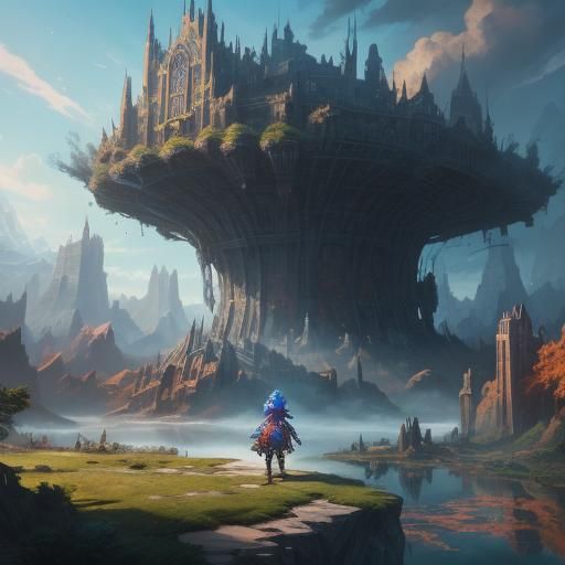 Girl with Thunder Power in Kidsland Park