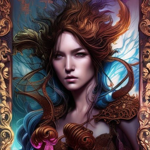 Soul Binding: Hyperrealistic Comic Book Art in HDR