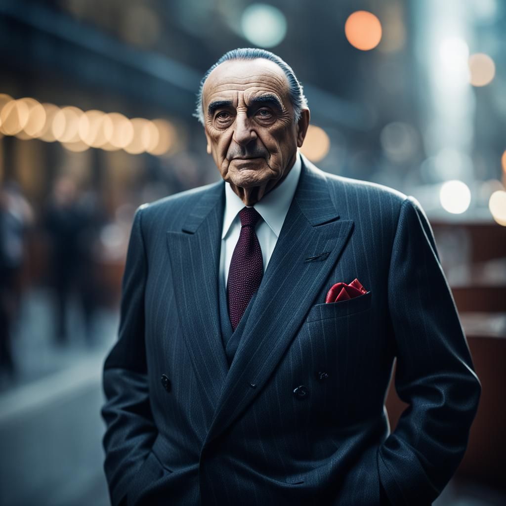 Futuristic Tony Accardo Portrait: Photorealistic Professiona...