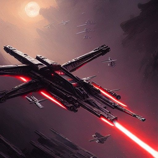X-wing but horror