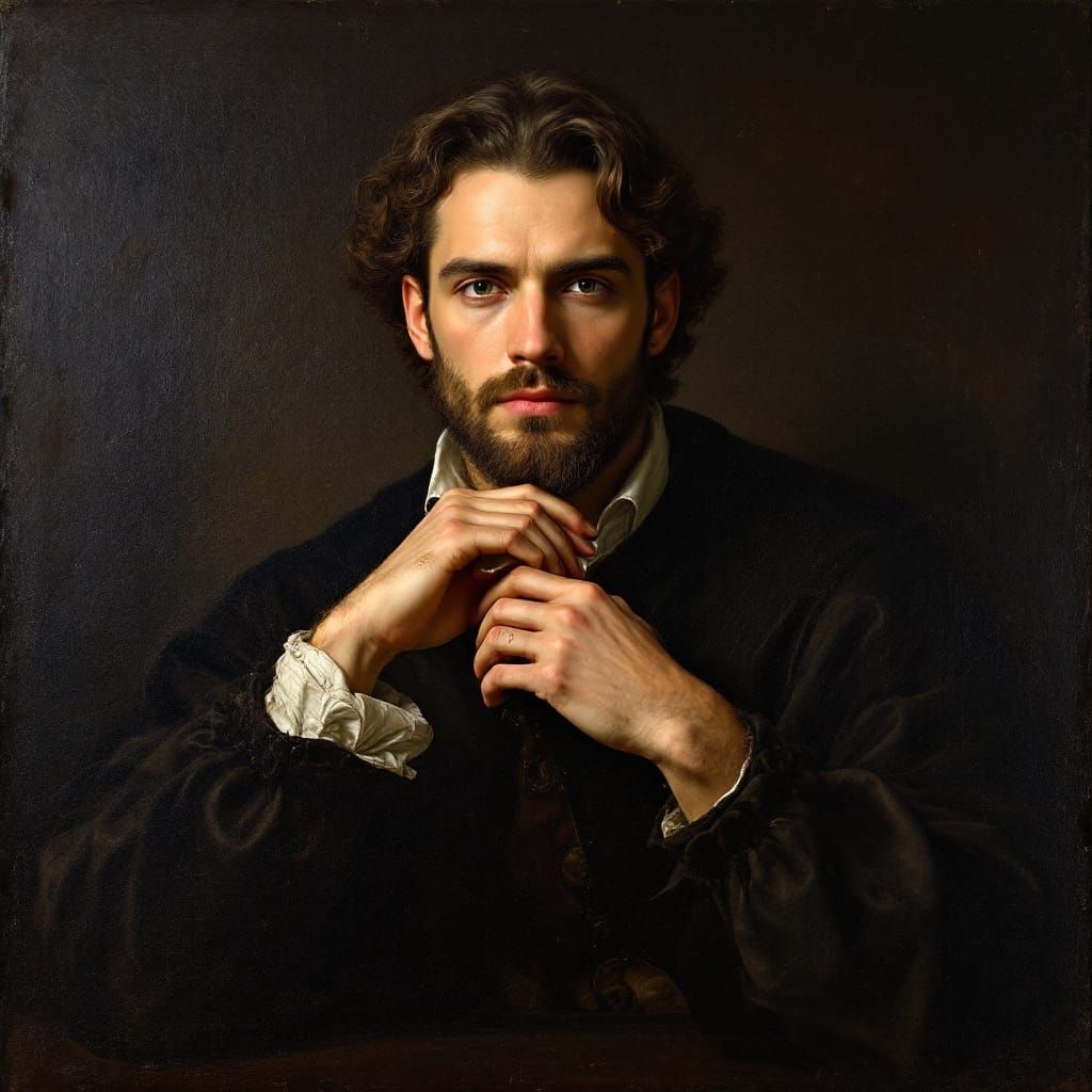 Renaissance Gentleman Lost in Thought
