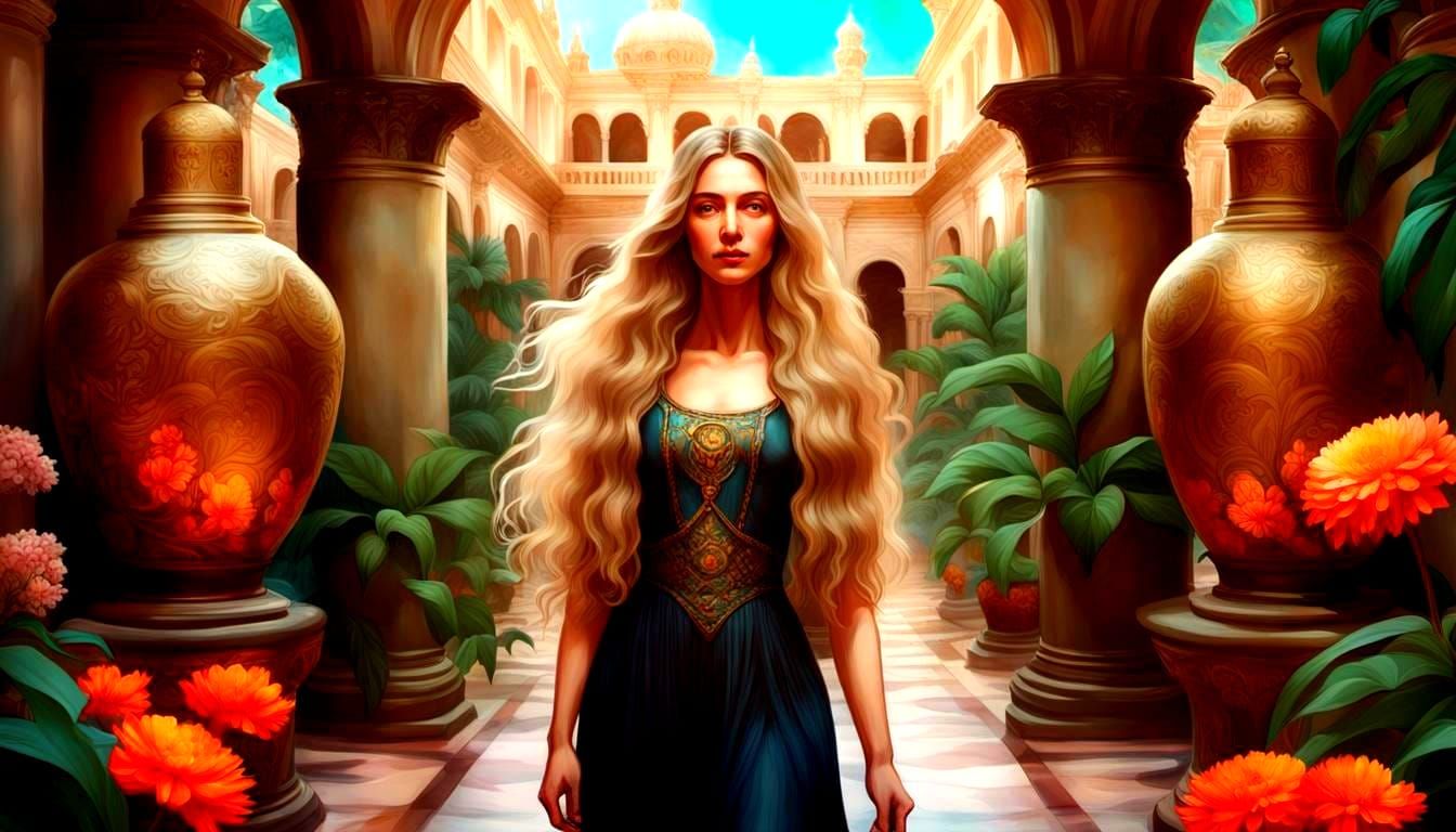 Hyperrealistic concept art. Medium shot. an extremely beauti...