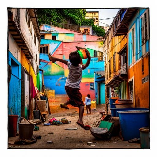 Favela Street Photography: Children at Play