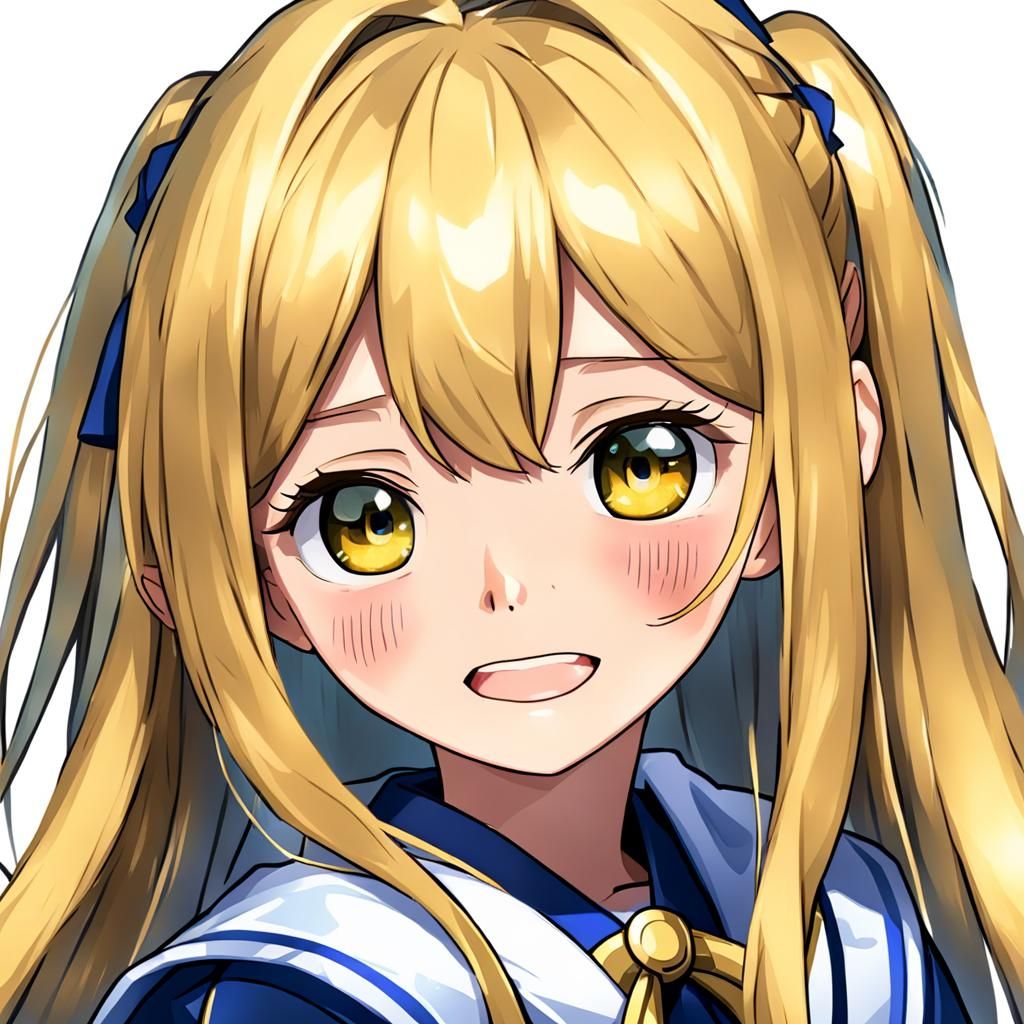 Stylized Waifu Meme Face Generated by AI