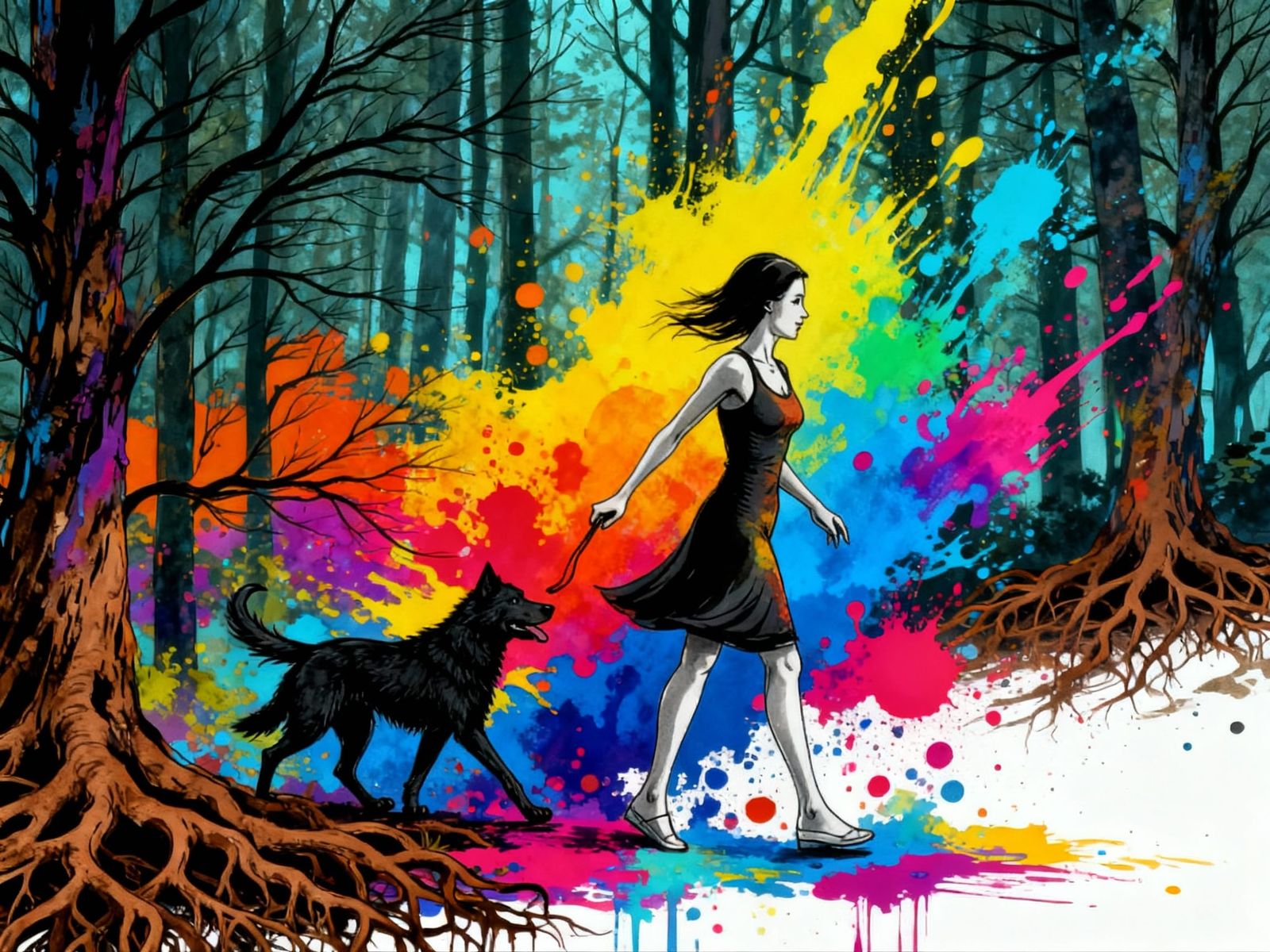 Joyful Damnation AI Art