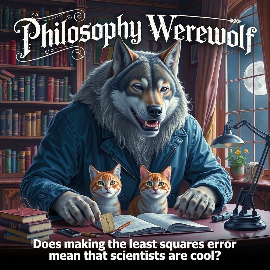 "LEAST SQUARES ERROR = SCIENTISTS COOL?" - PHILOSOPHY WEREWO...