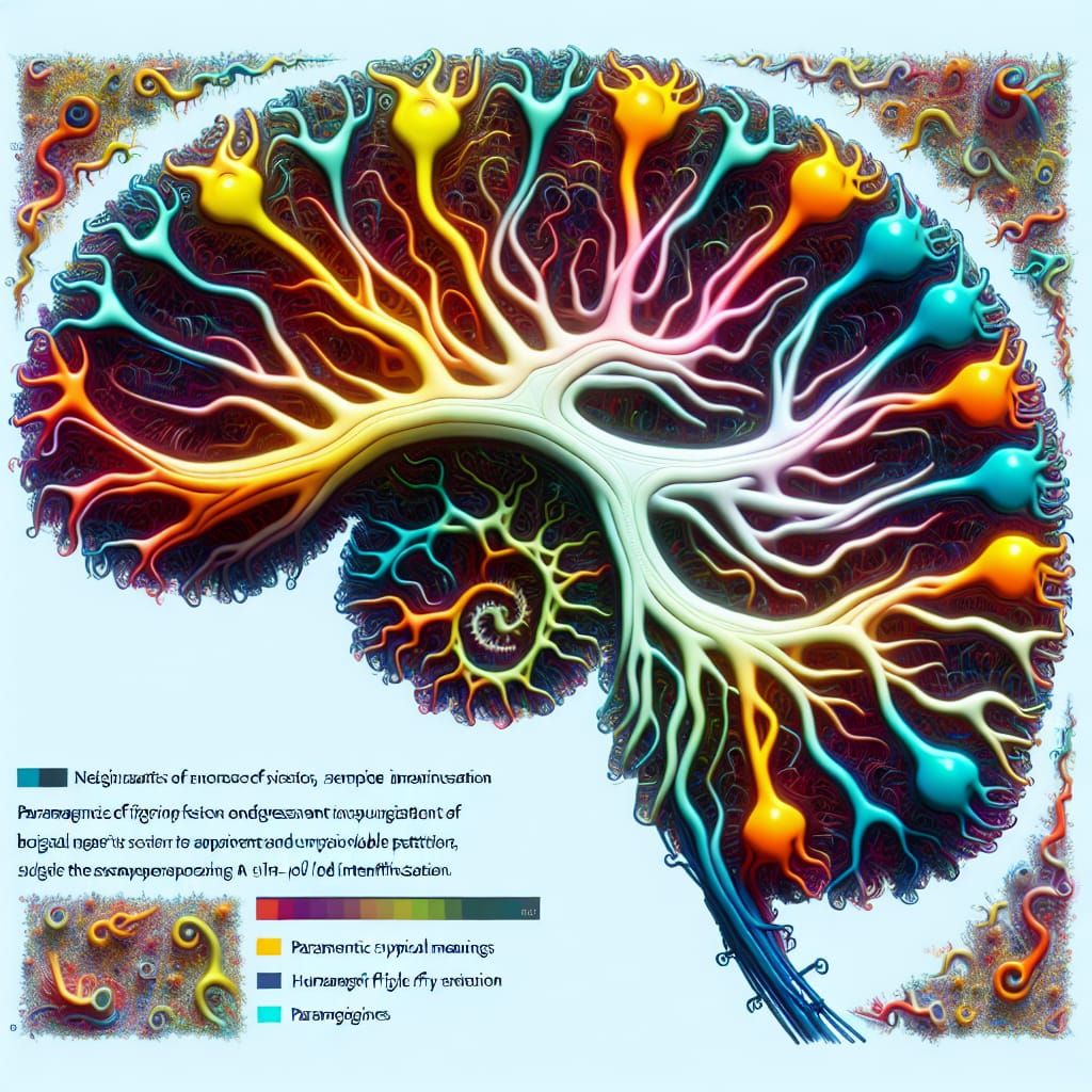 Whimsical Humanoid Neuron Formation with Paramagnetic Colors