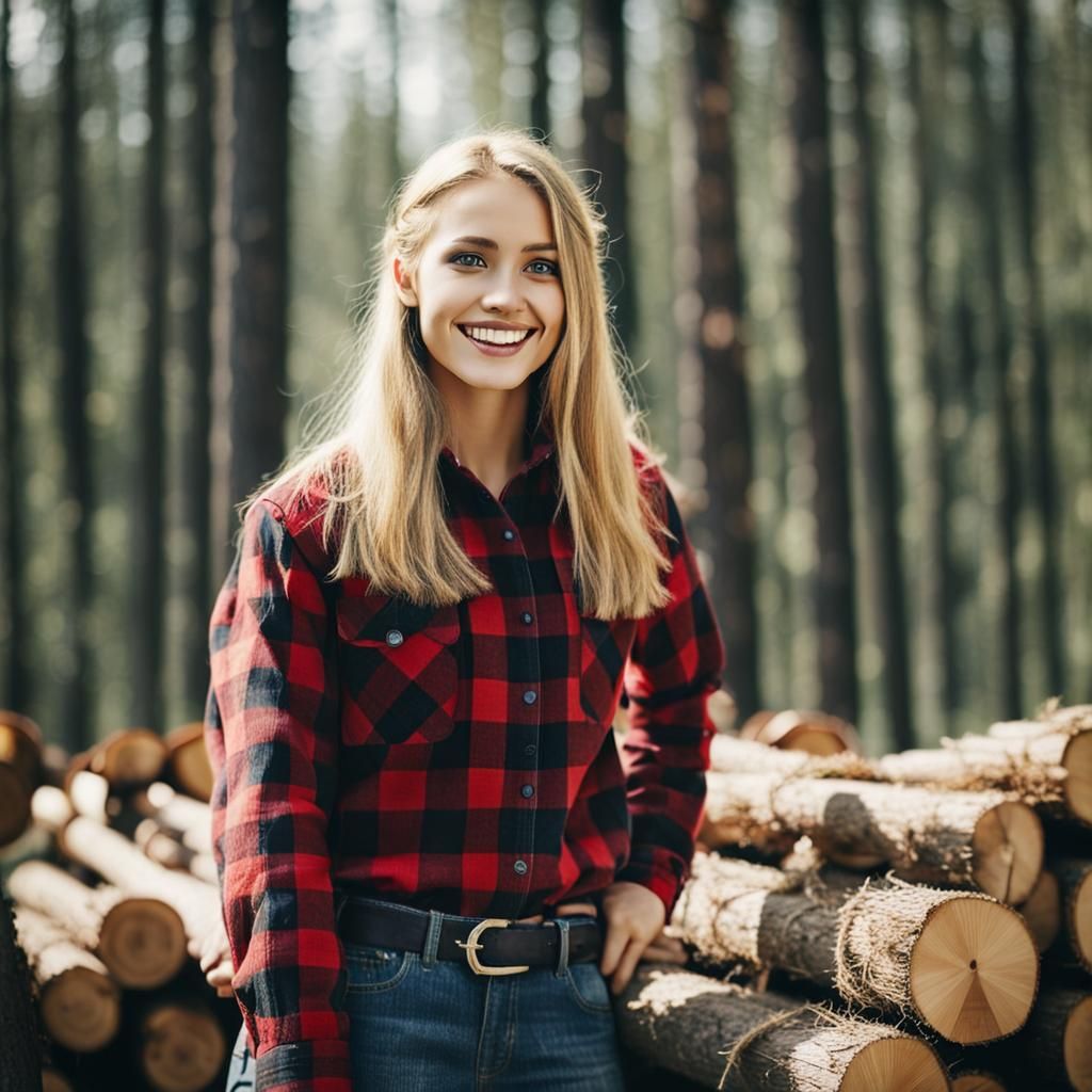 Pretty lumberjack