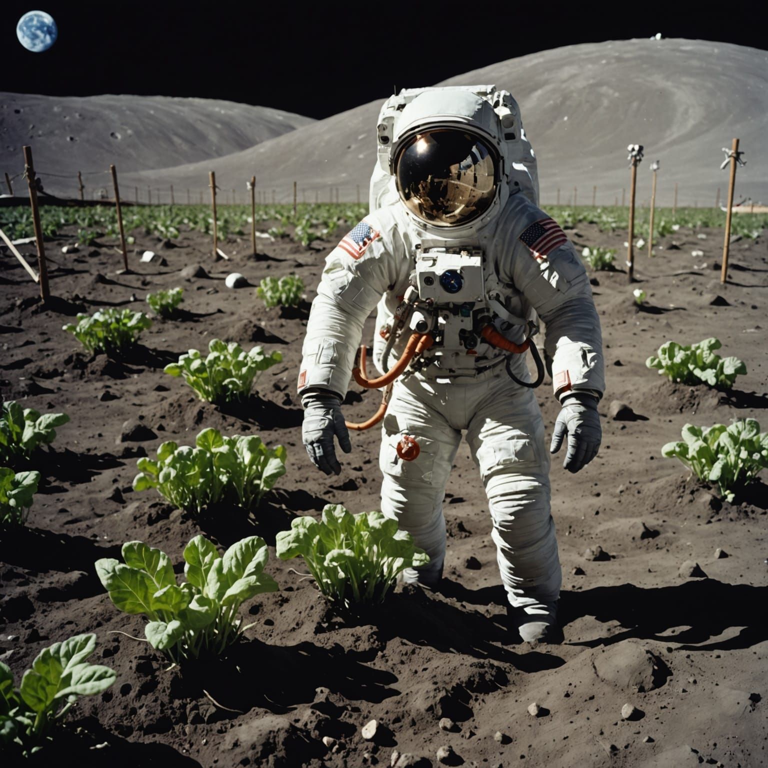 Astronaut's Lunar Garden