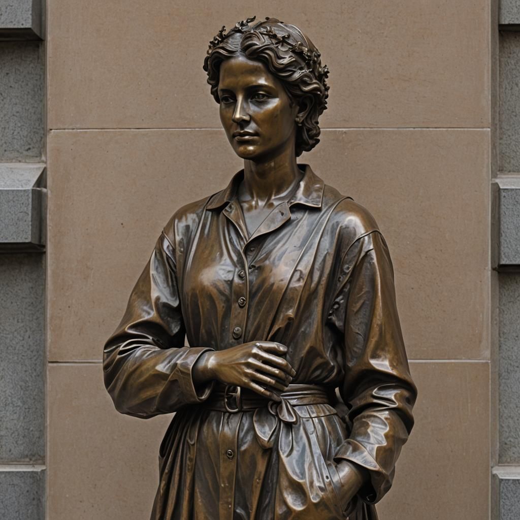 Antique Bronze Statue