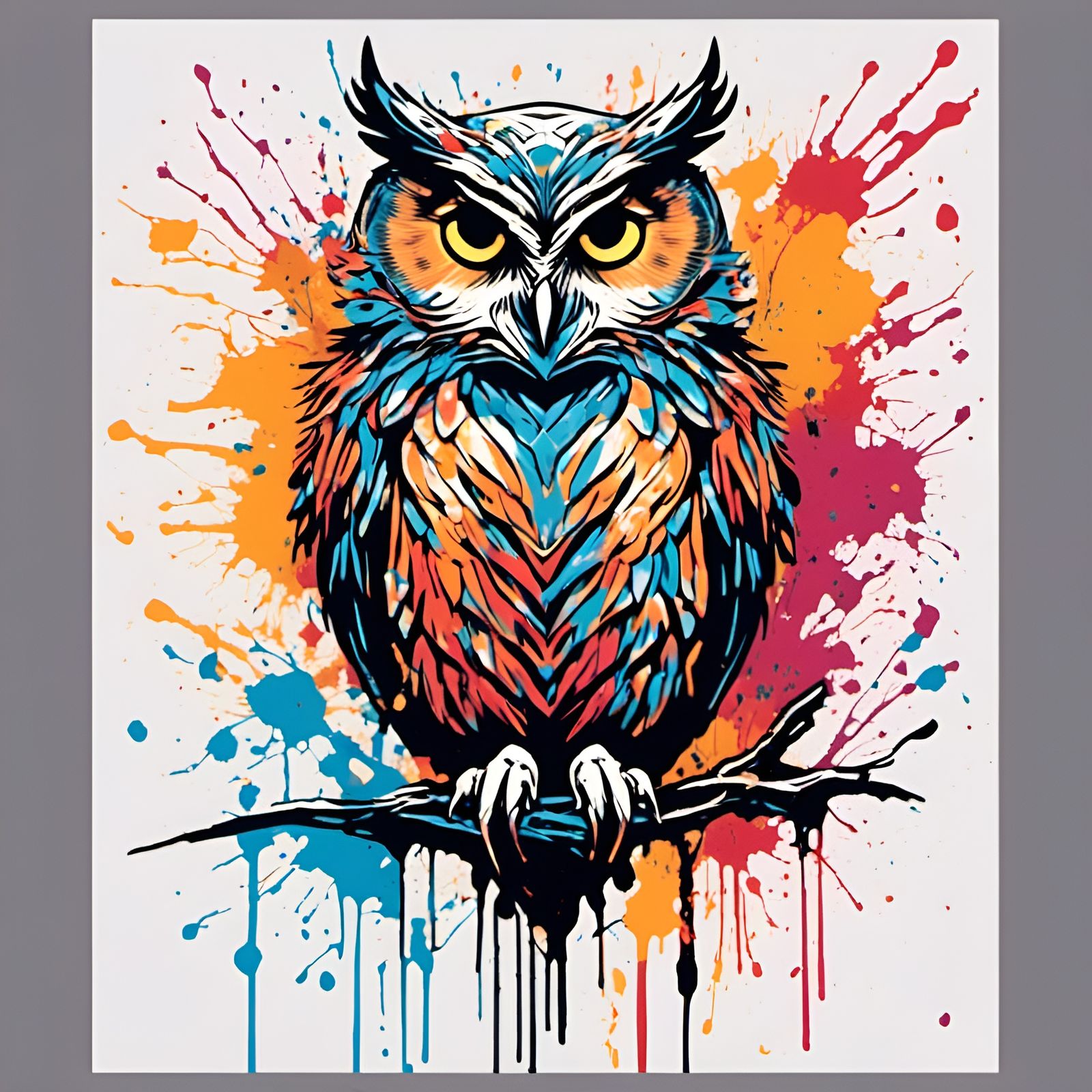 Graffiti Owl Logo Design for Personal Branding