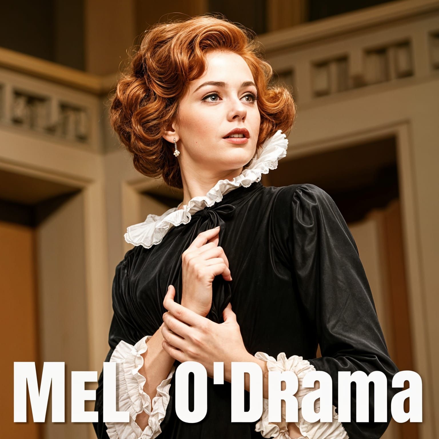 1960s Pin-Up Actress as Shakespearean Character