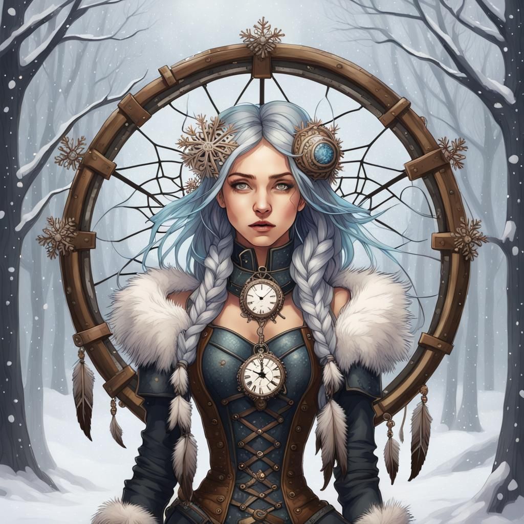 Clockpunk Dreamcatcher: Winter's Steampunk Fantasy