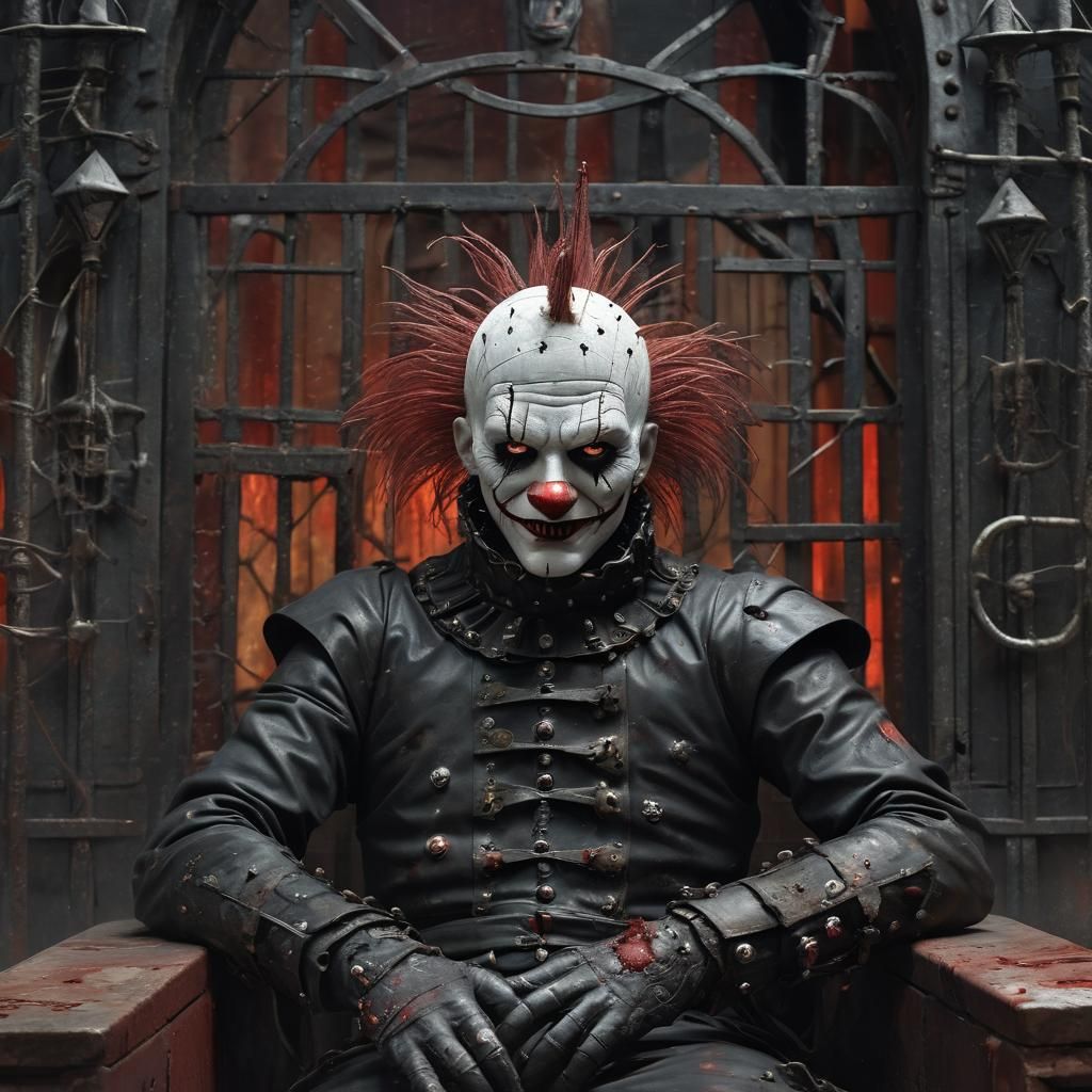 A hyperrealistic close-up of a menacing Pinhead from the mov...