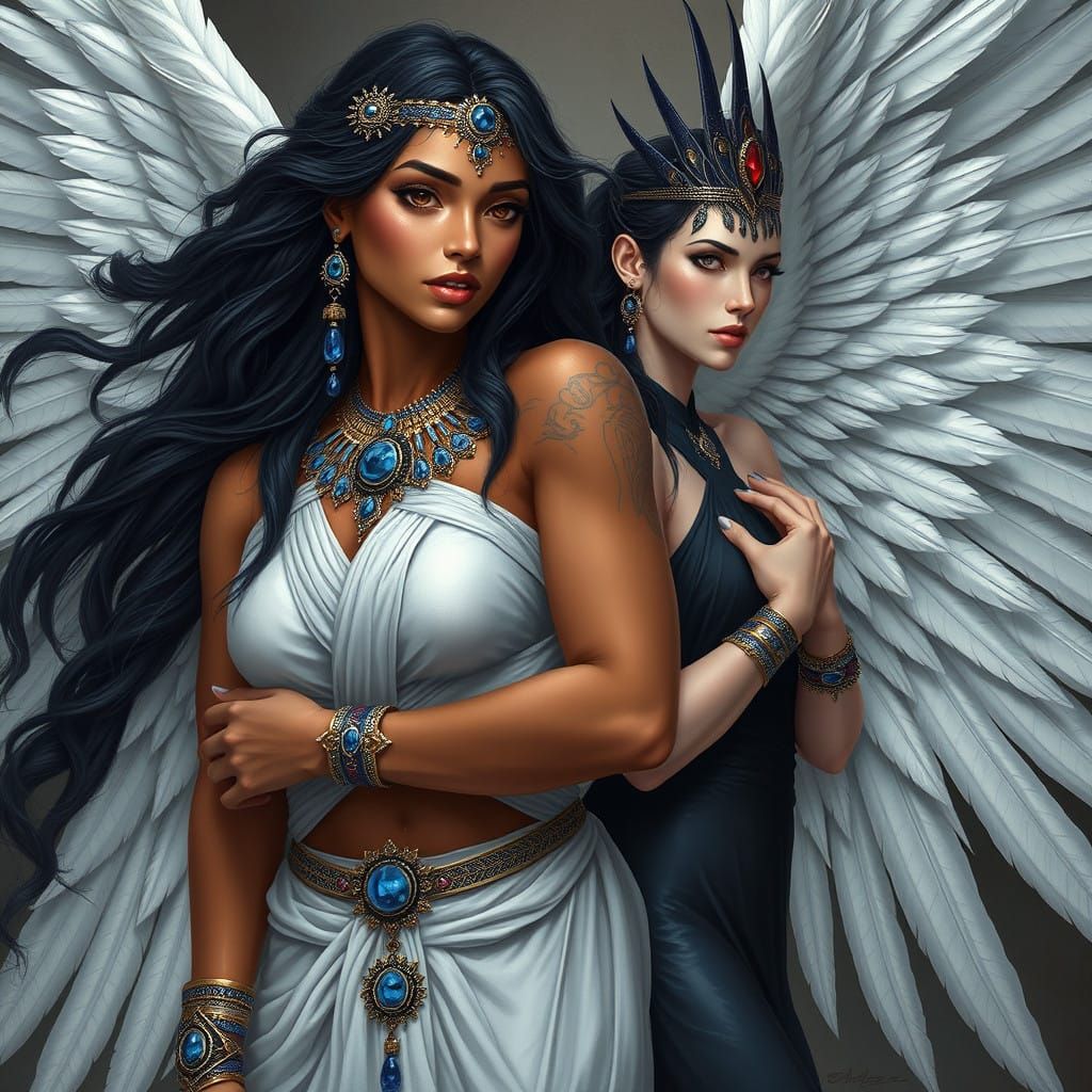 Ishtar, Mesopotamian Goddess of Heaven and Earth, in Stunnin...