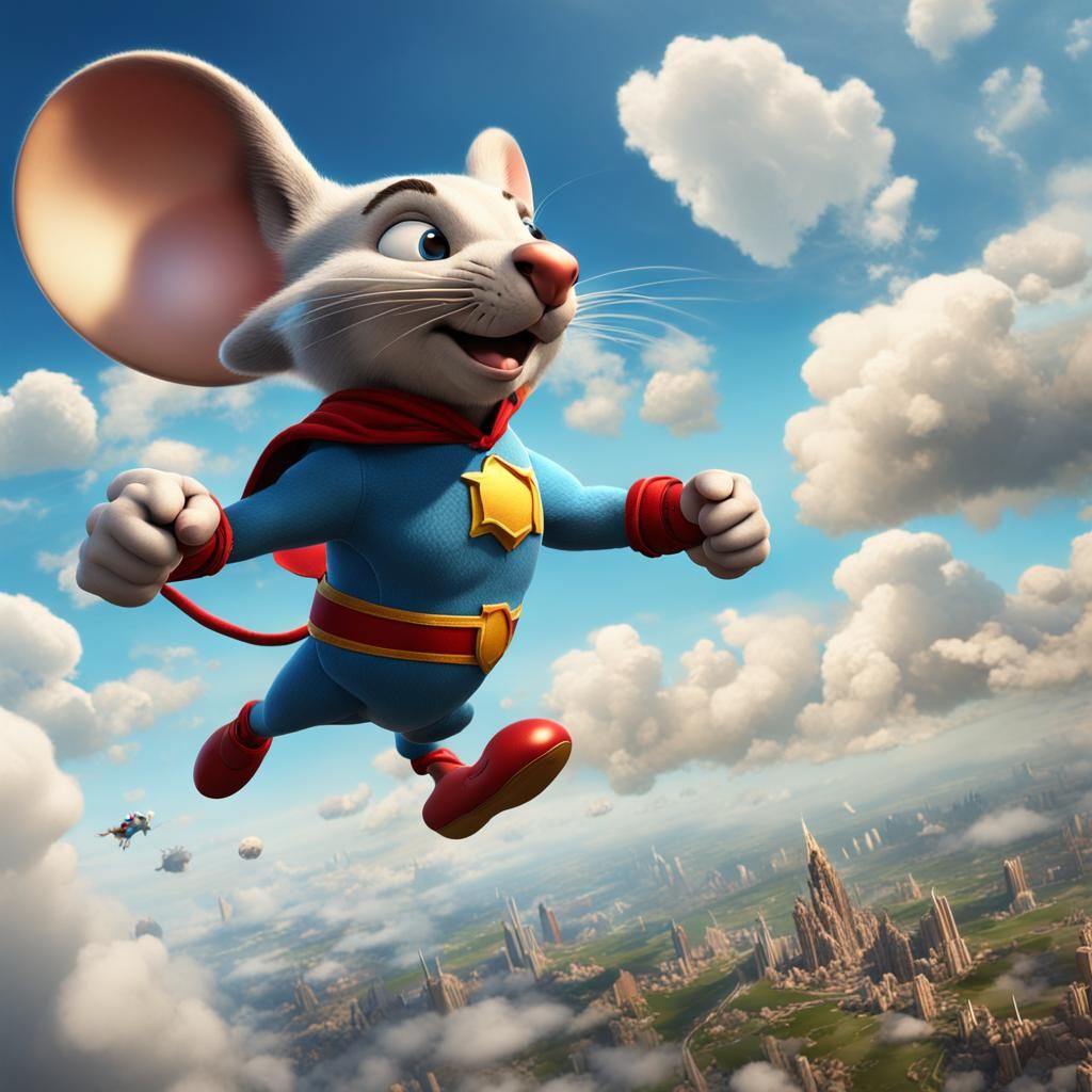 Mighty mouse cousin superhero #4