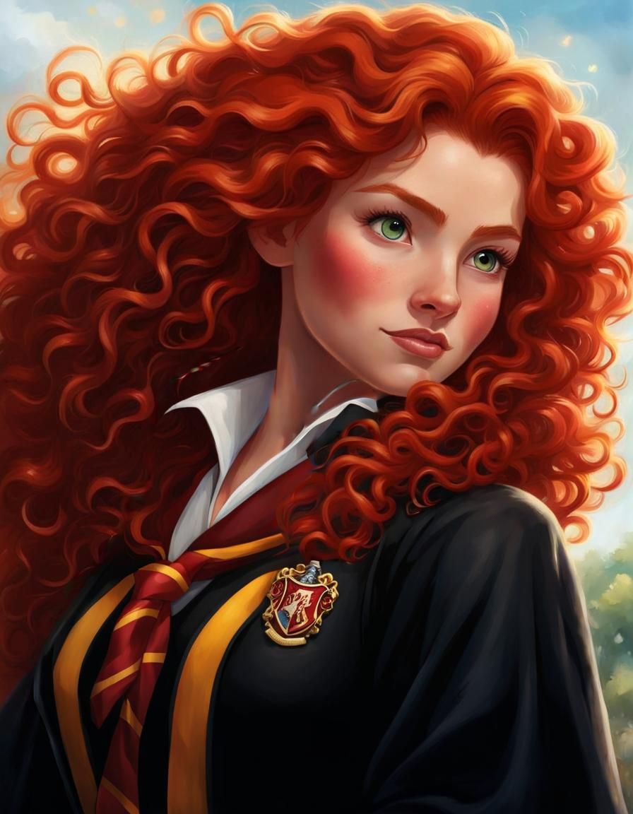 If Princess Merida went to Hogwarts 2