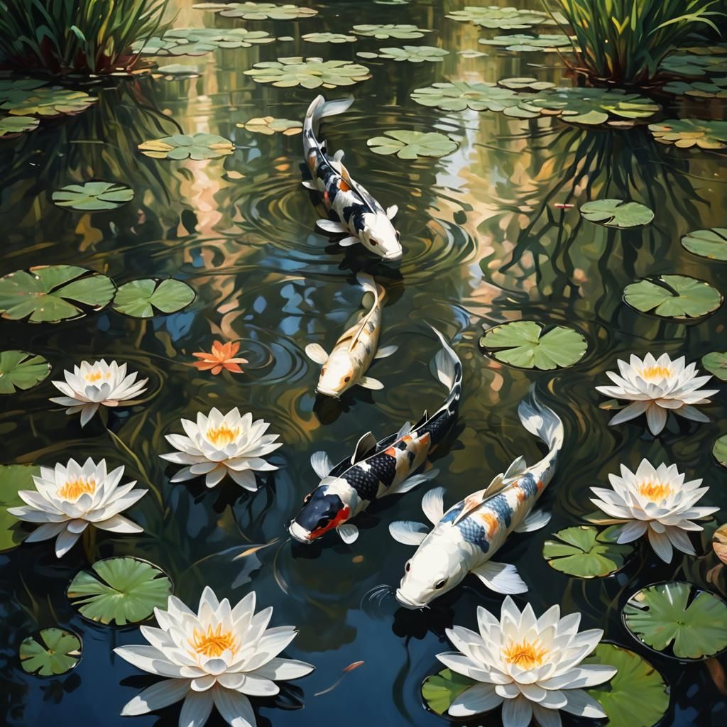 busy day in the Zen pool