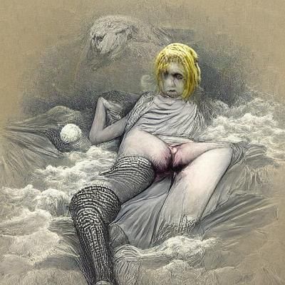 Figure in the Style of Gustave Doré