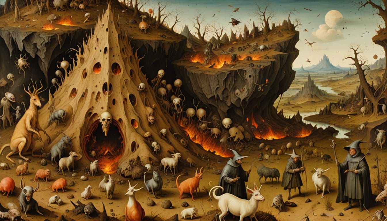 Sorceress Reigns Over a Fiery Post-Apocalyptic Wonderland