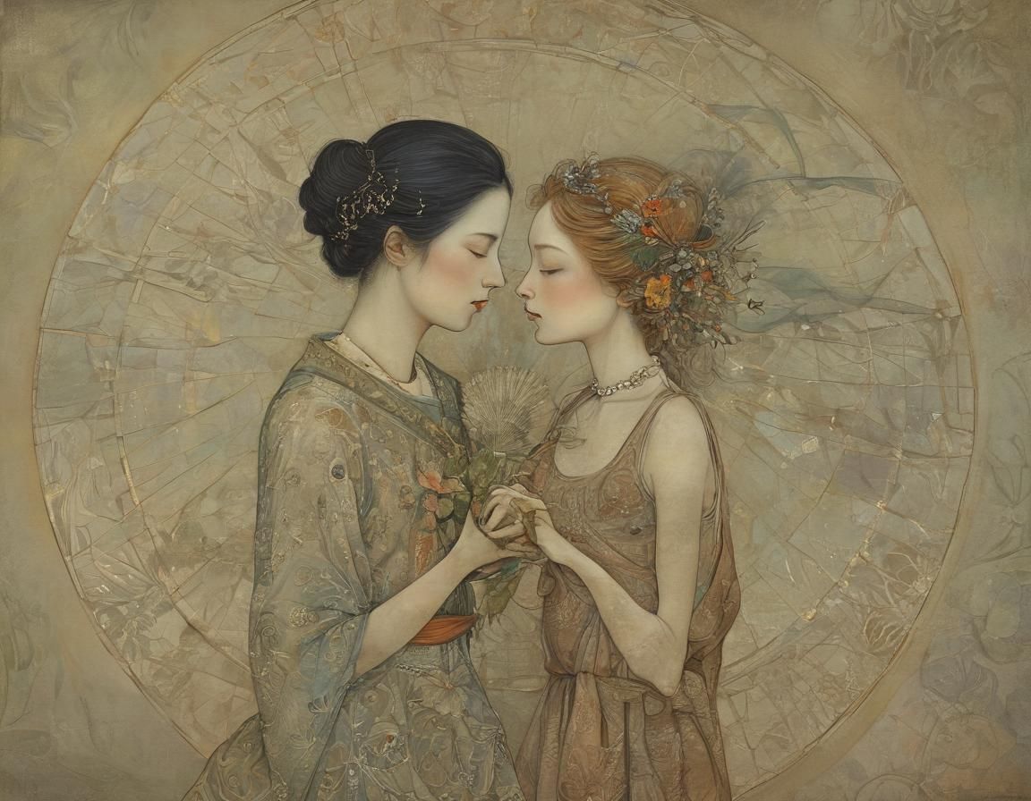 Intricate Home Interior in Expressionist Style