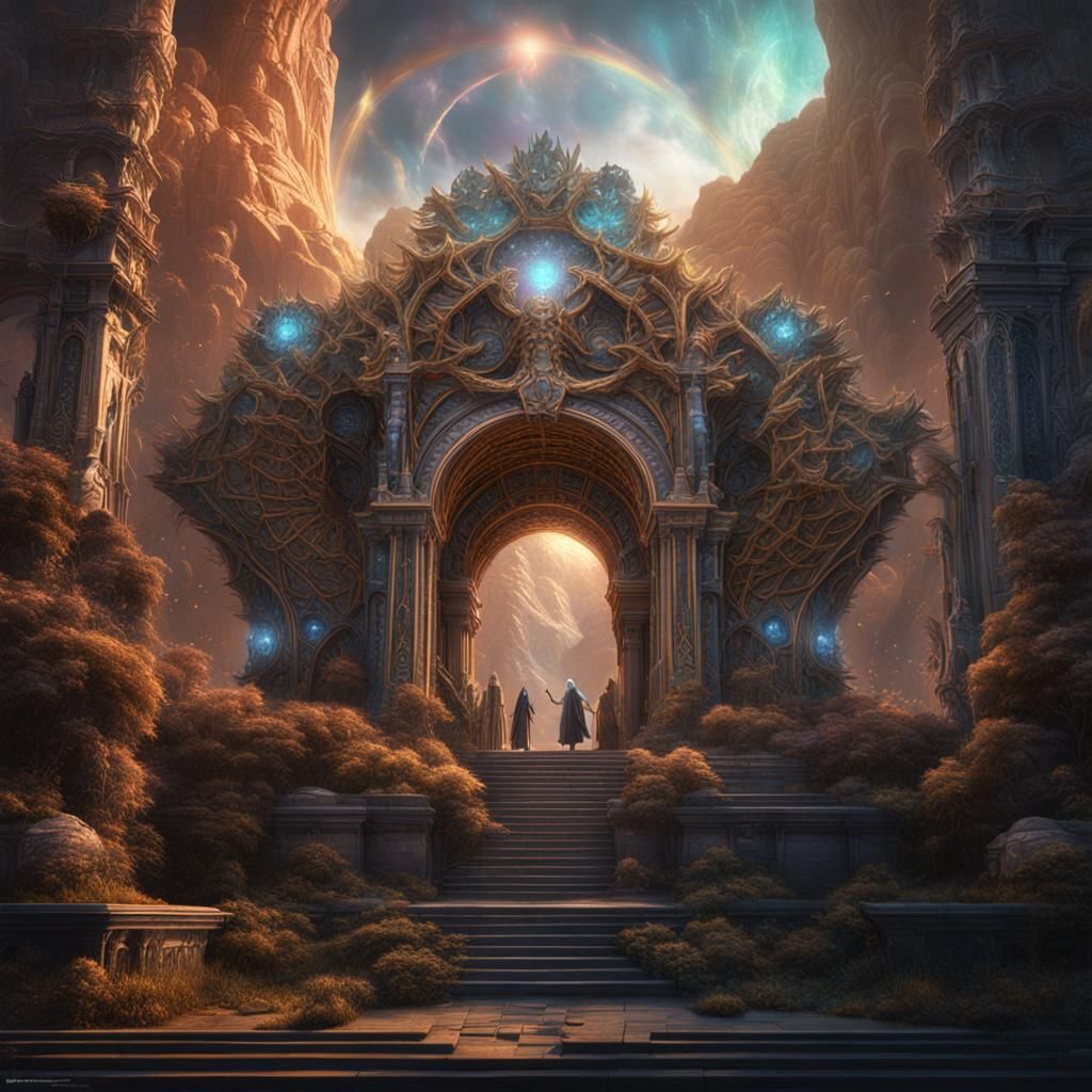 Archangel Metatron Message: Detailed Matte Painting