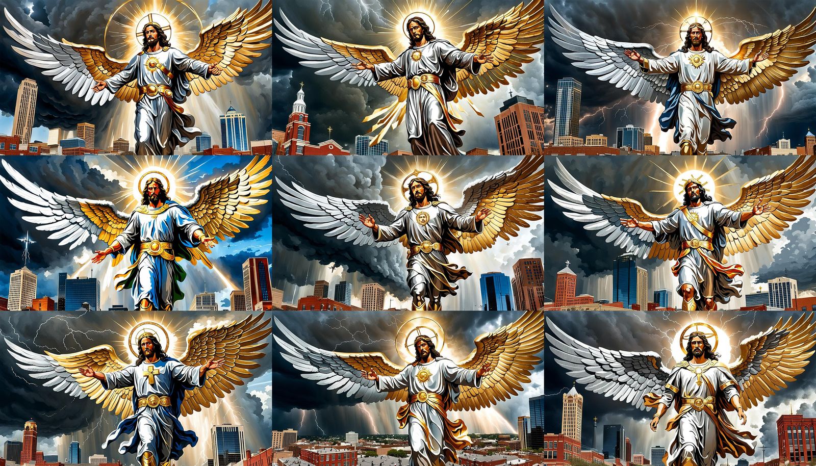Jesus and Archangel Rescue Town From Tornado