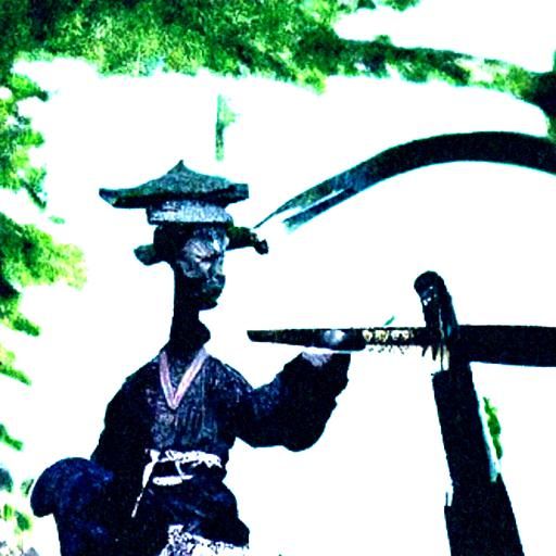 Ancient Japanese Swordsman