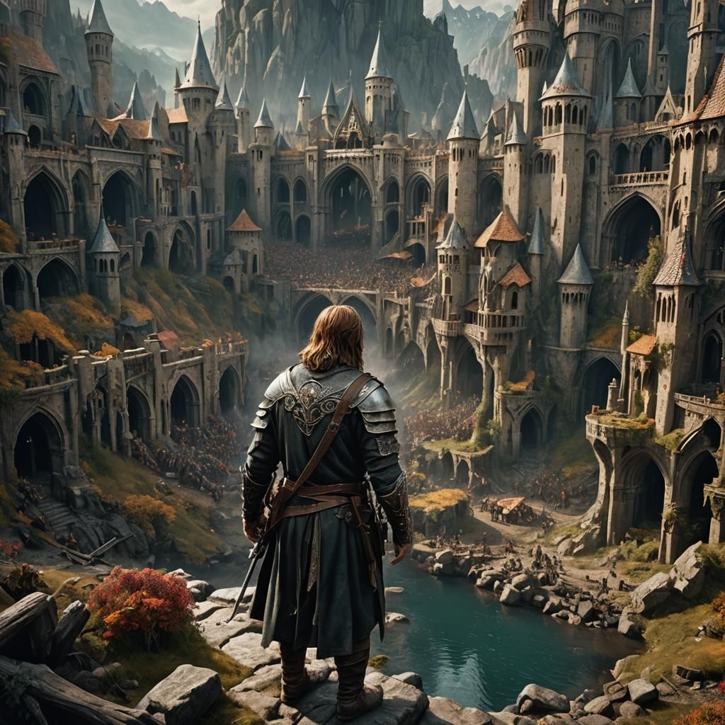 Boromir's Death: Detailed Matte Painting