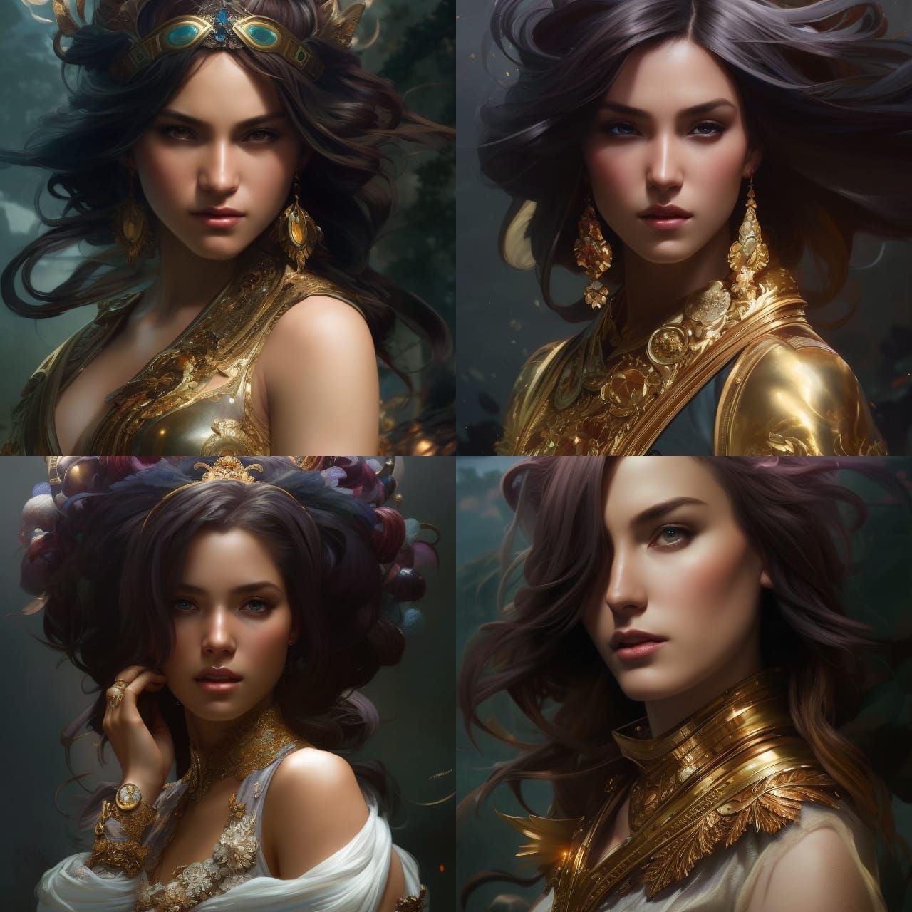 Ethereal Portrait in Photorealistic Style