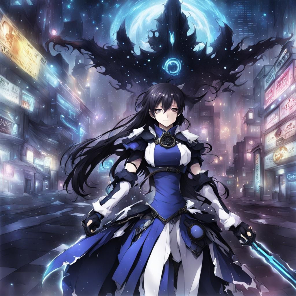 Anime Style Key Visual Japanese Manga Art