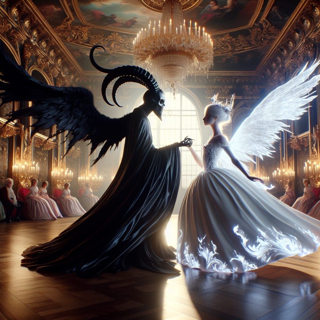 Bridgerton Ballroom Dance: Good vs. Evil in 8K