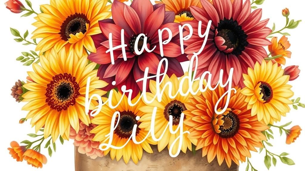 "HAPPY BIRTHDAY LILY"