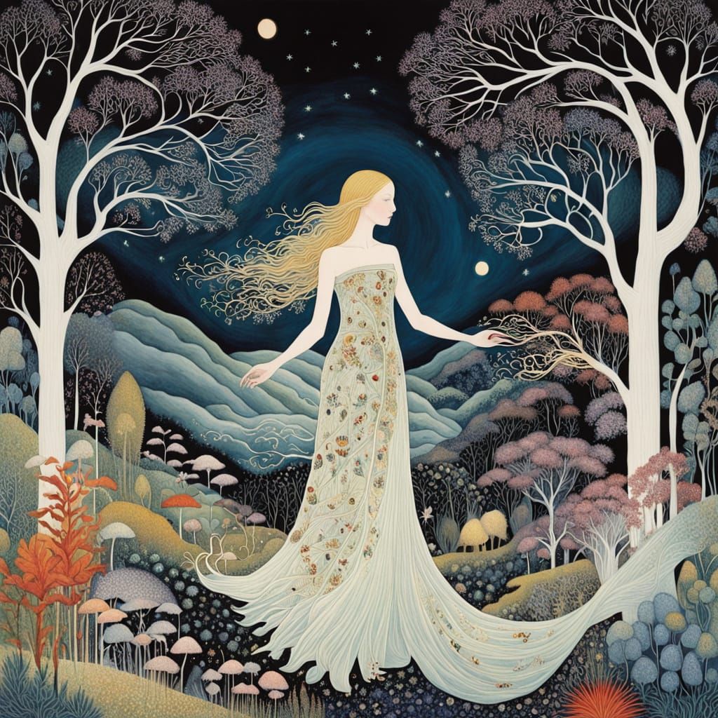 Ethereal Dreamscapes: A Mystical Realm of Lush Patterns and ...