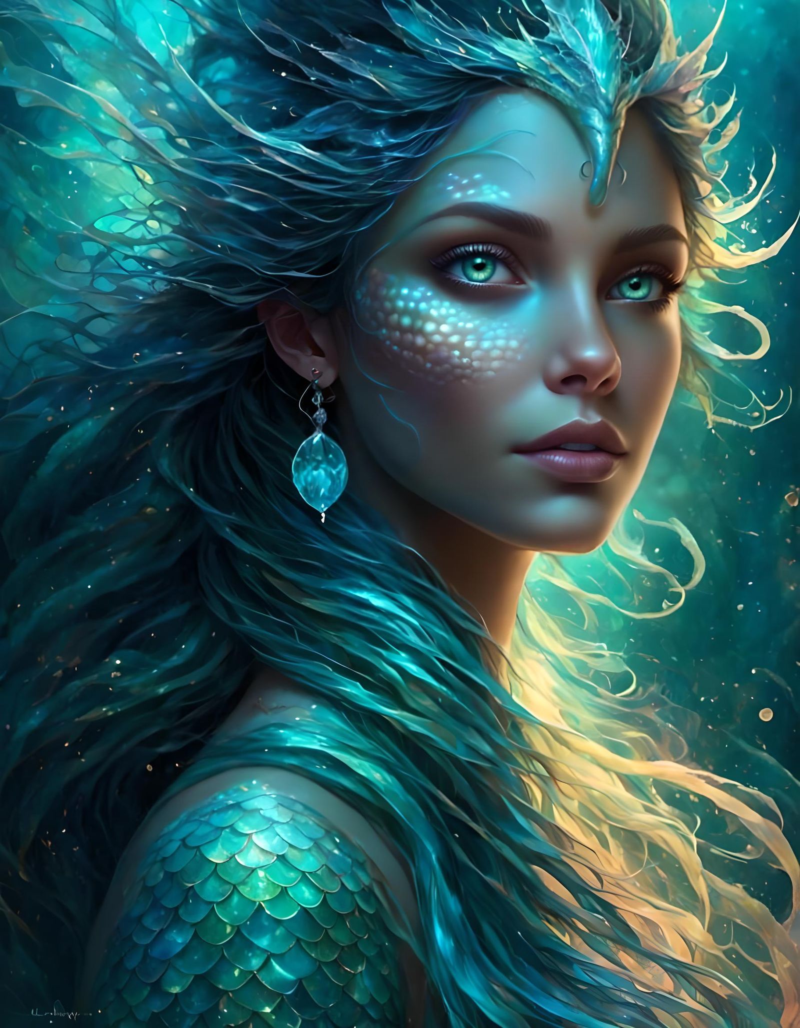 Ethereal mermaid