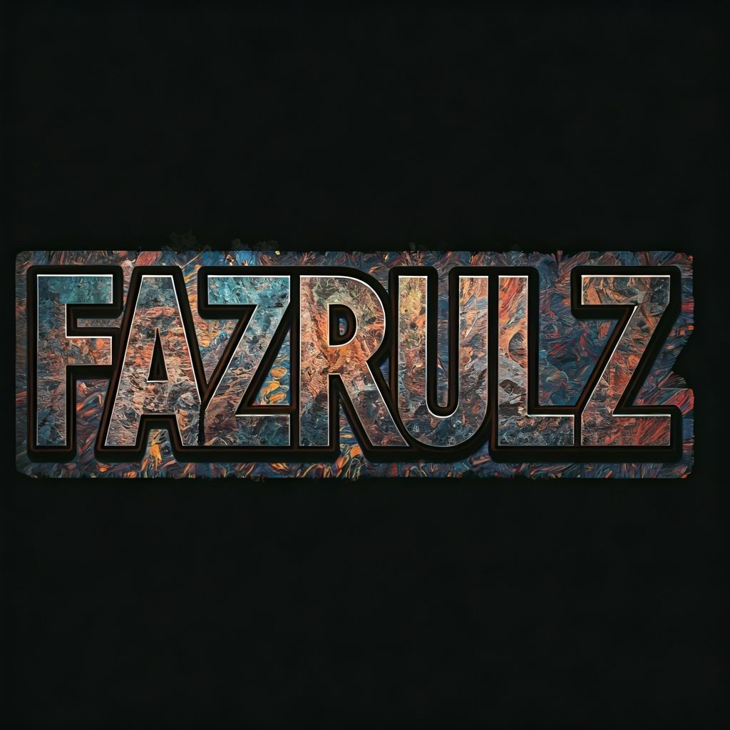 Vintage Graffiti Sign with Abstract Patterns