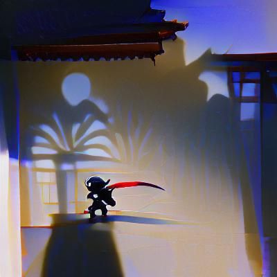 Shadow Ninja Silhouette