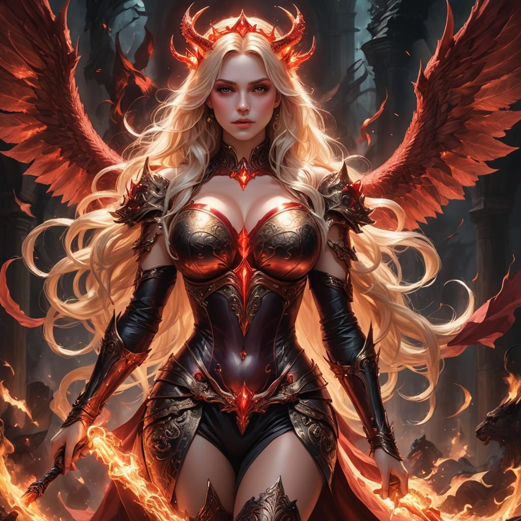 Infernal Lord: A Breathtaking Fantasy Art Portrait