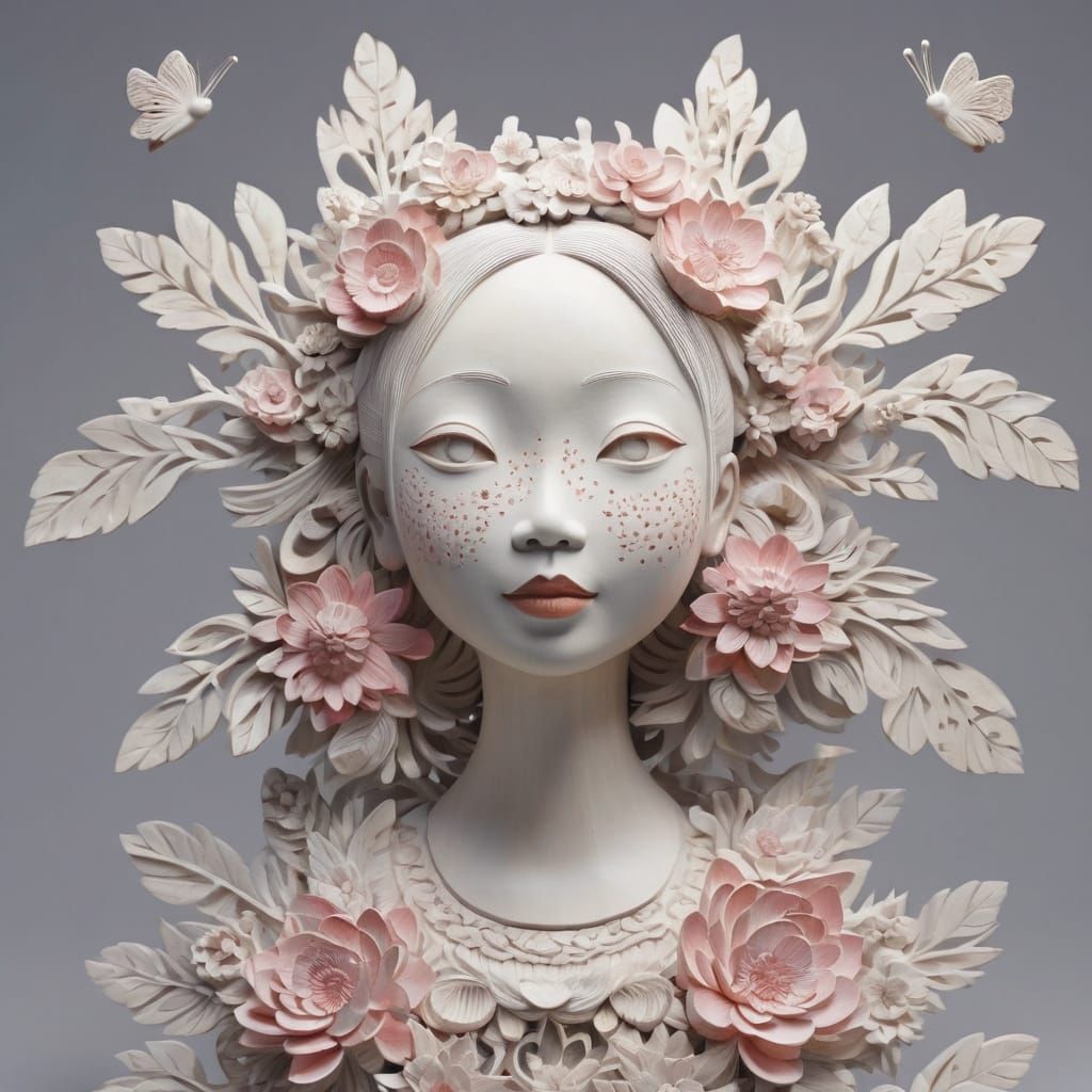 Whimsical Wood Carvings: Expressive Organic Sculpture