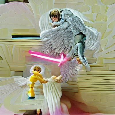 Luke Skywalker's Epic Battle Against an Angel