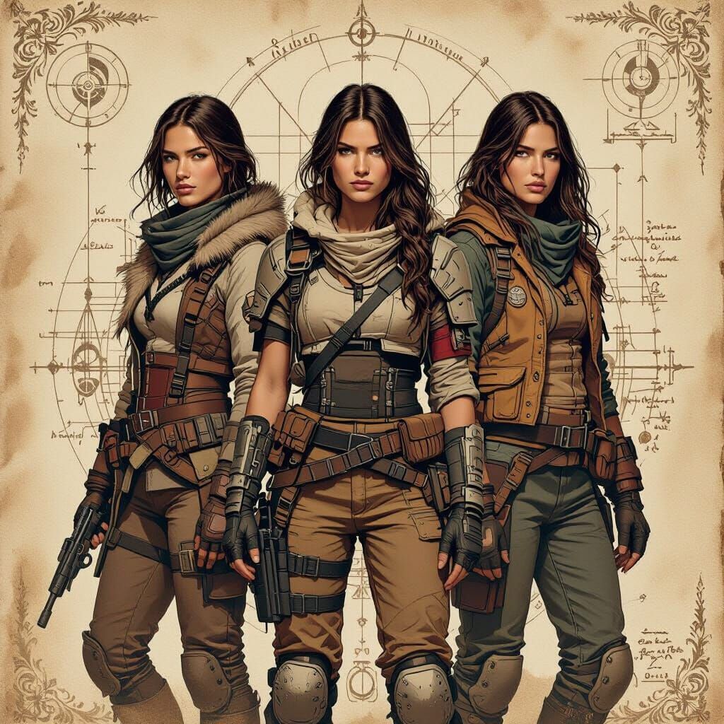 Dystopian Survivors: Desert, Snow, and Apocalypse Attire