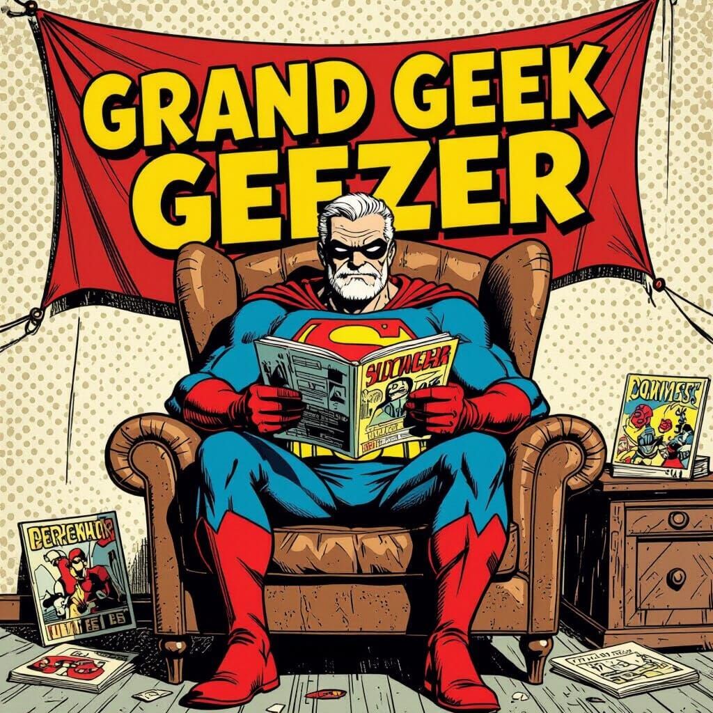 Grand Geek Geezer: An Old Superhero's Comic Book Moment