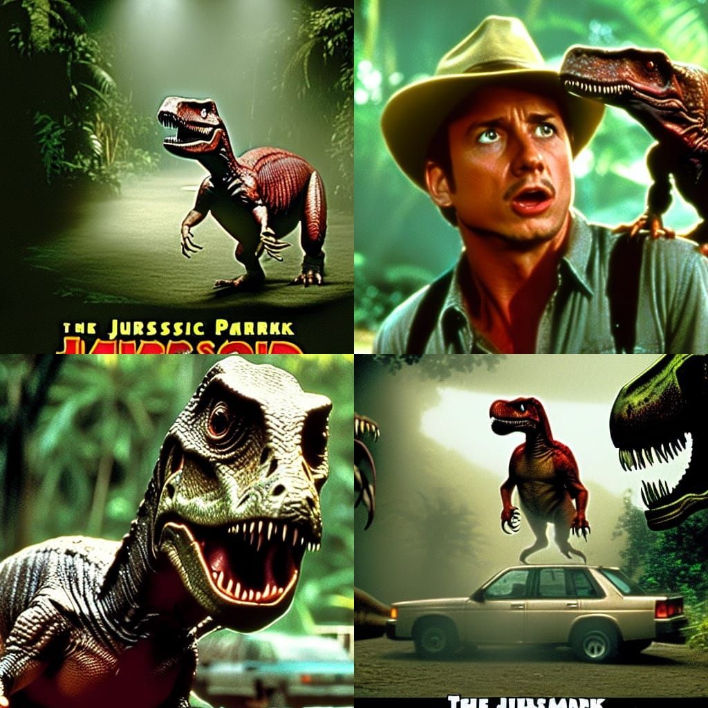 the Jurassic Park movie where they go back in time